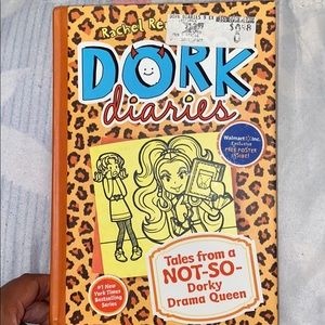 Dork diary book.cheetah print cover